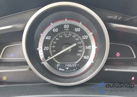 2015 Mazda Mazda3 I Sv z USA, uszkodzony, nr VIN JM1BM1T7XF1249890